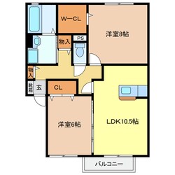 ソレーユ南江島の物件間取画像